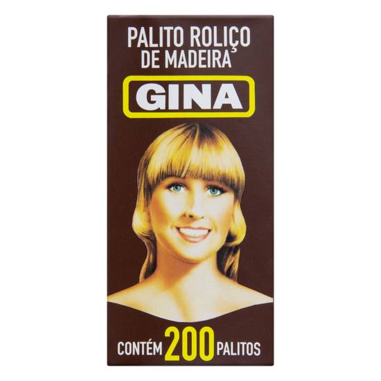 Gina palitos de madeira (200 un)