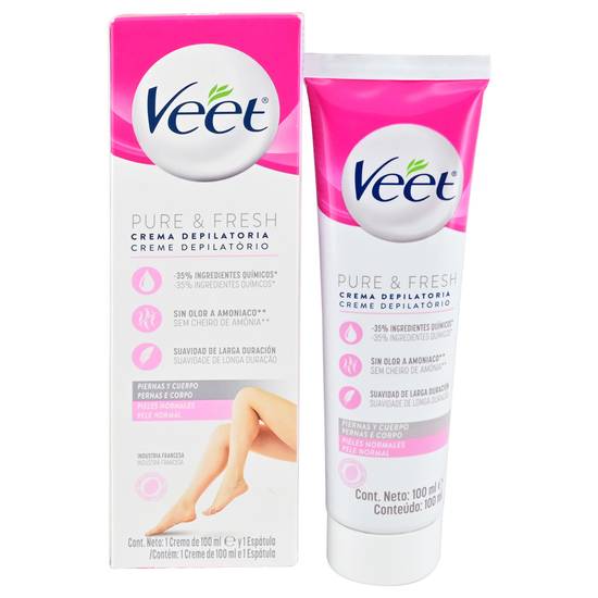 VEET CREMA DEPIL PIERN/CUERPO P/N*100ML