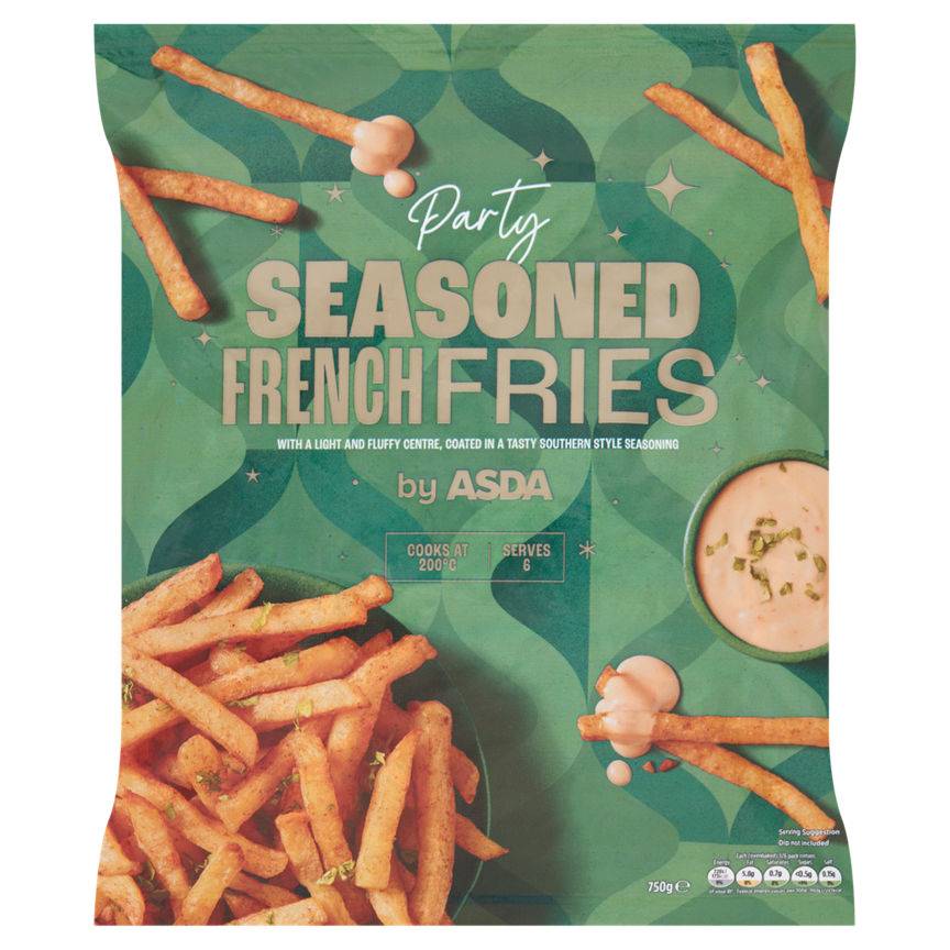 ASDA Seasoned French Fries (750g)