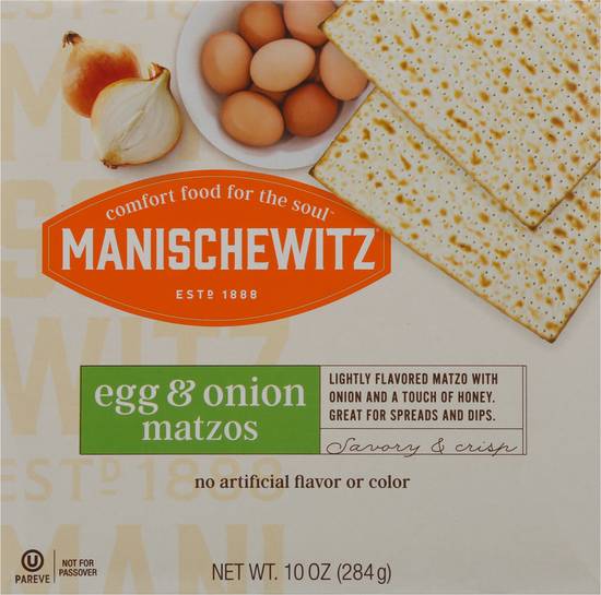 Manischewitz Onion Matzo (10 oz)