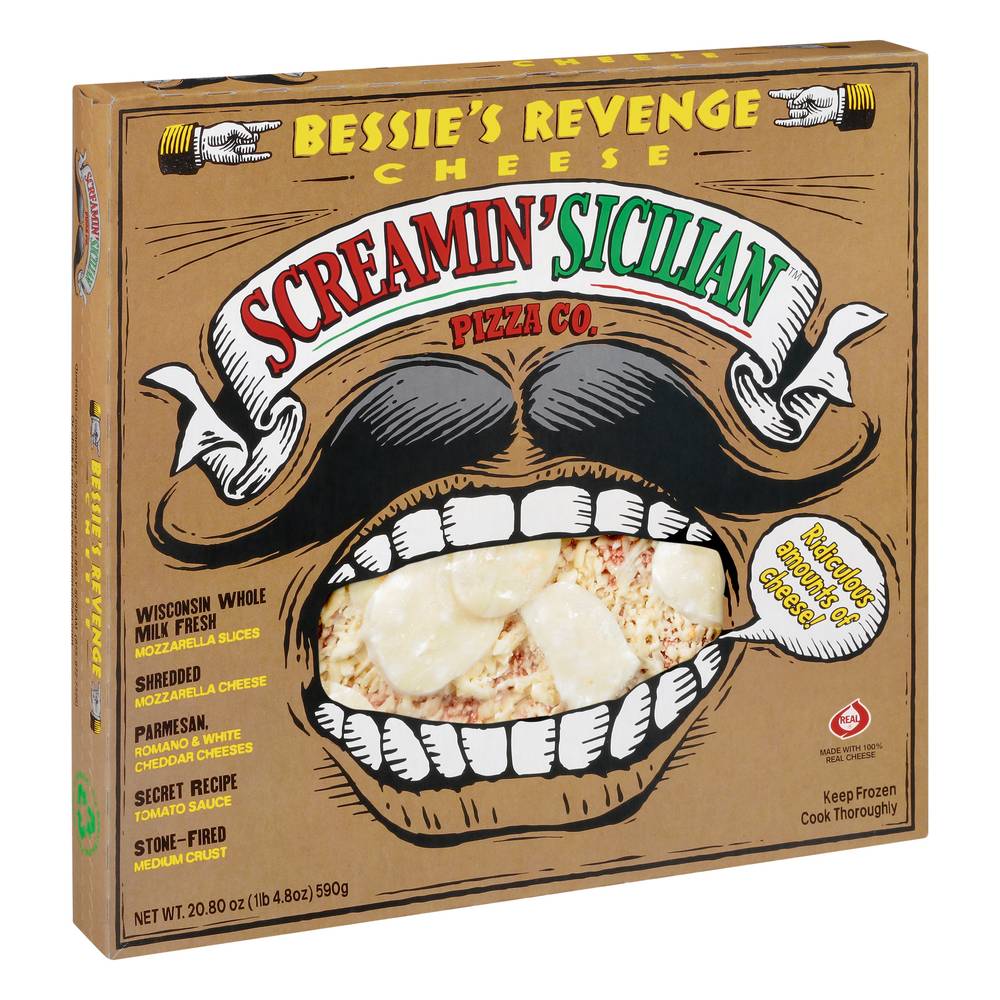 Screamin' Sicilian Pizza Co. Bessie's Revenge Cheese Pizza (20.8 lbs)