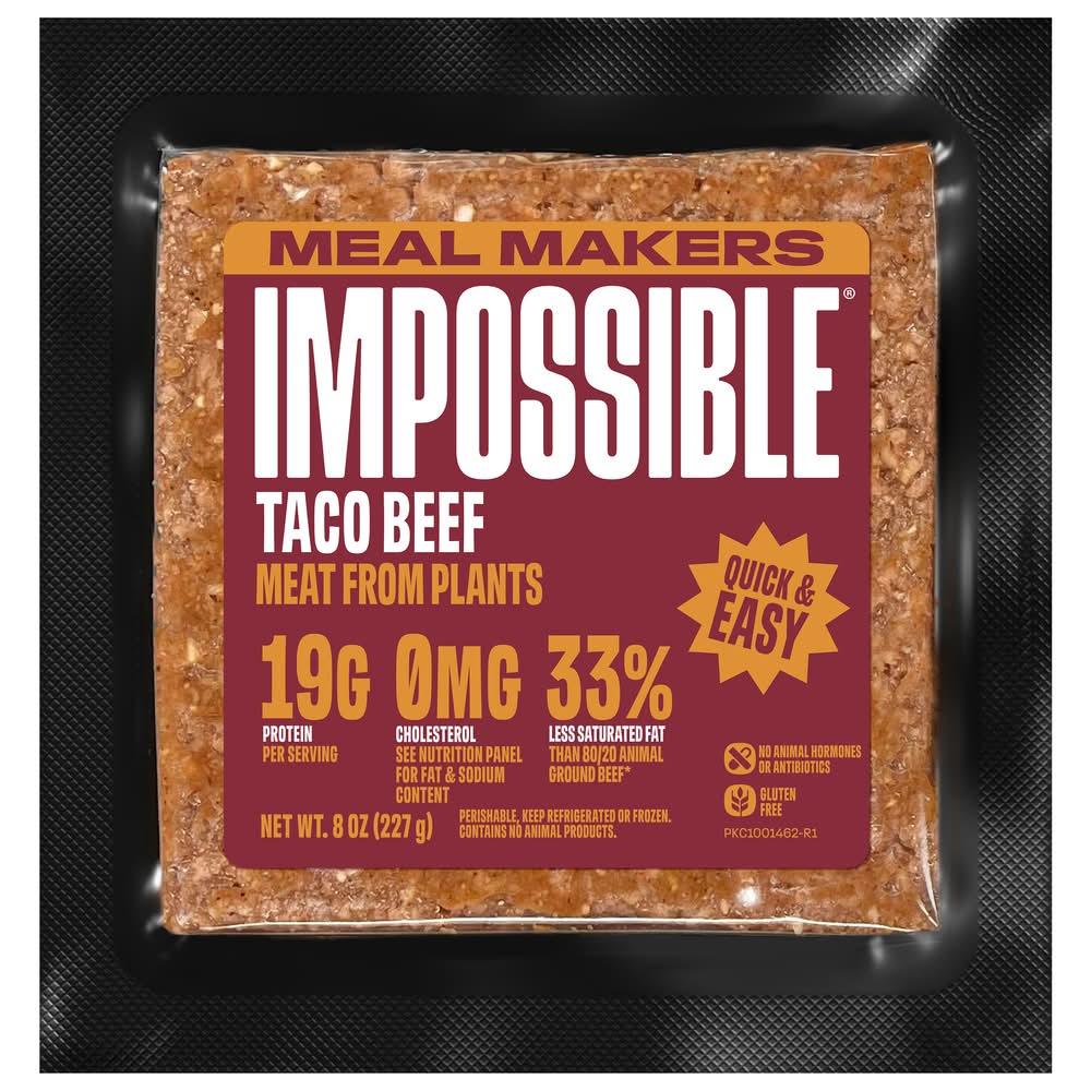 Impossible Taco Beef Meat From Plants (8 oz)