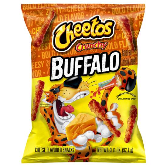 Cheetos Snacks Buffalo Chips (crunchy cheese)