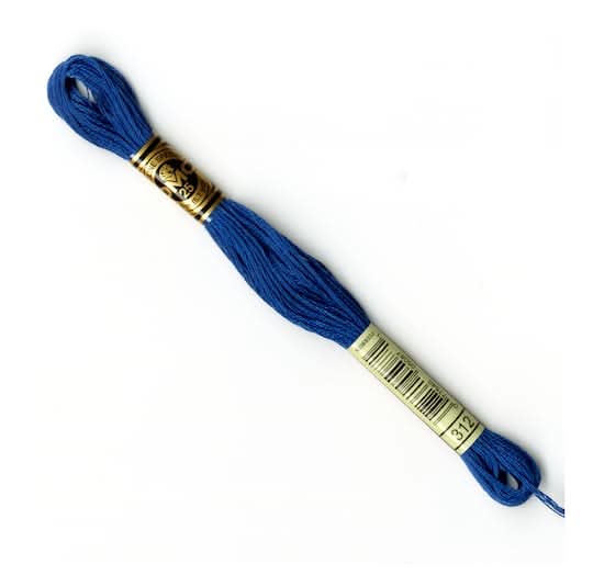 Dmc 6 Strand Embroidery Floss, Blue