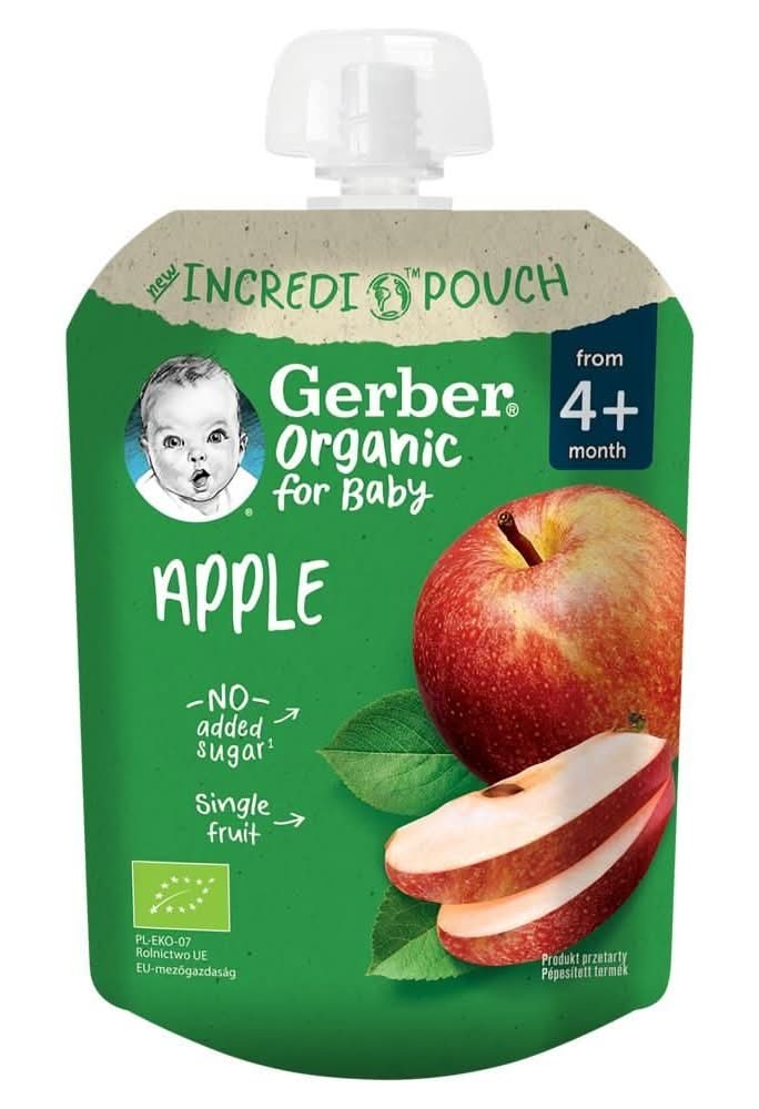 Gerber Organic Deserek jabłko po 4. miesiącu 80 g