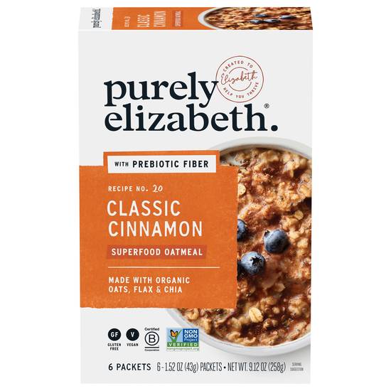 Purely Elizabeth Superfood Oatmeal (classic cinnamon )