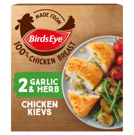Birds Eye Garlic & Herb, 100% Chicken Kievs (2 pack)