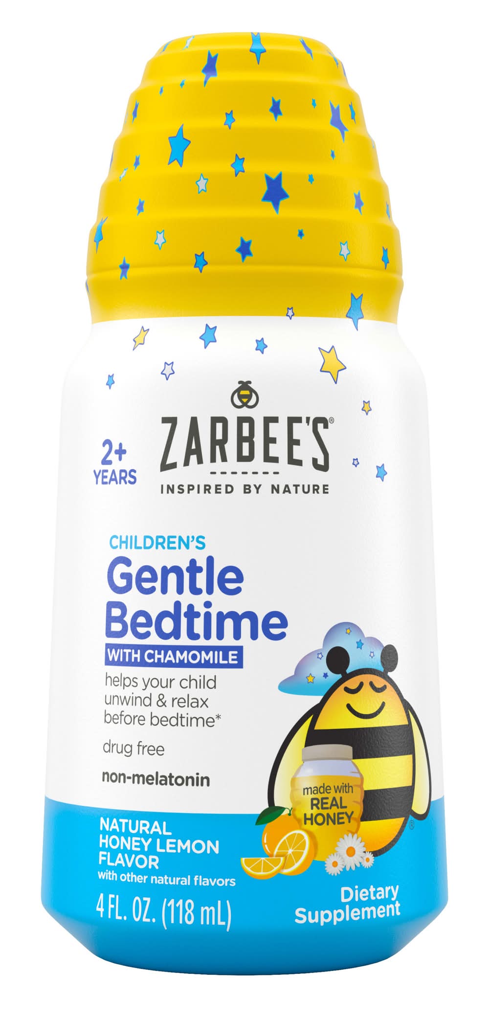 Zarbee's Gentle Bedtime Chamomile Dietary Supplement, Honey-Lemon (4 fl oz)