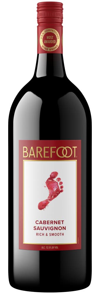 Barefoot Wine Rich & Smooth Cabernet Sauvignon Red Wine (1.5 L)