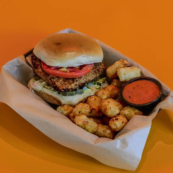 Sandwich + Tots