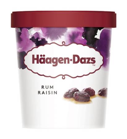 Häagen-Dazs 蘭姆葡萄冰淇淋 473ml【哈根達斯】