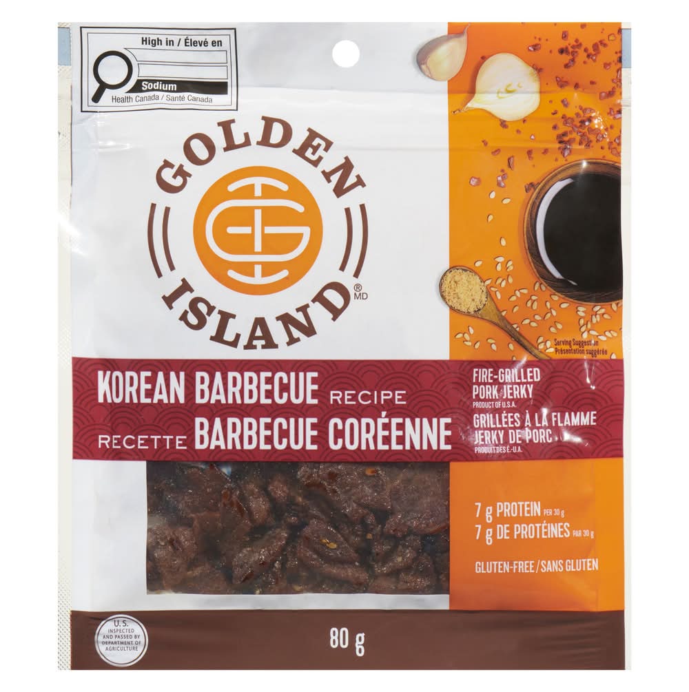 Golden Island Korean Barbecue Pork Jerky (80 g)
