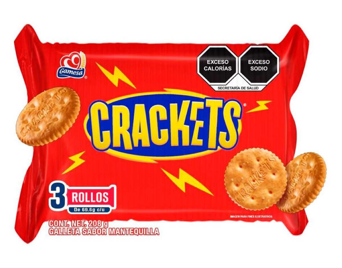 Gamesa · Crackets galletas saladas, mantequilla (3 un)