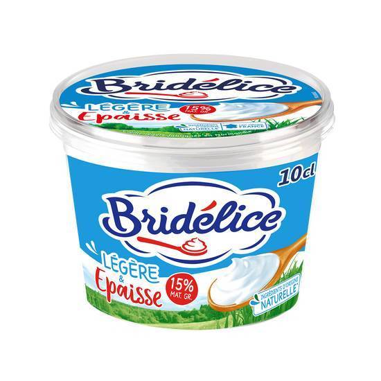 Bridelice - Crème fraîche épaisse légère 15% mg