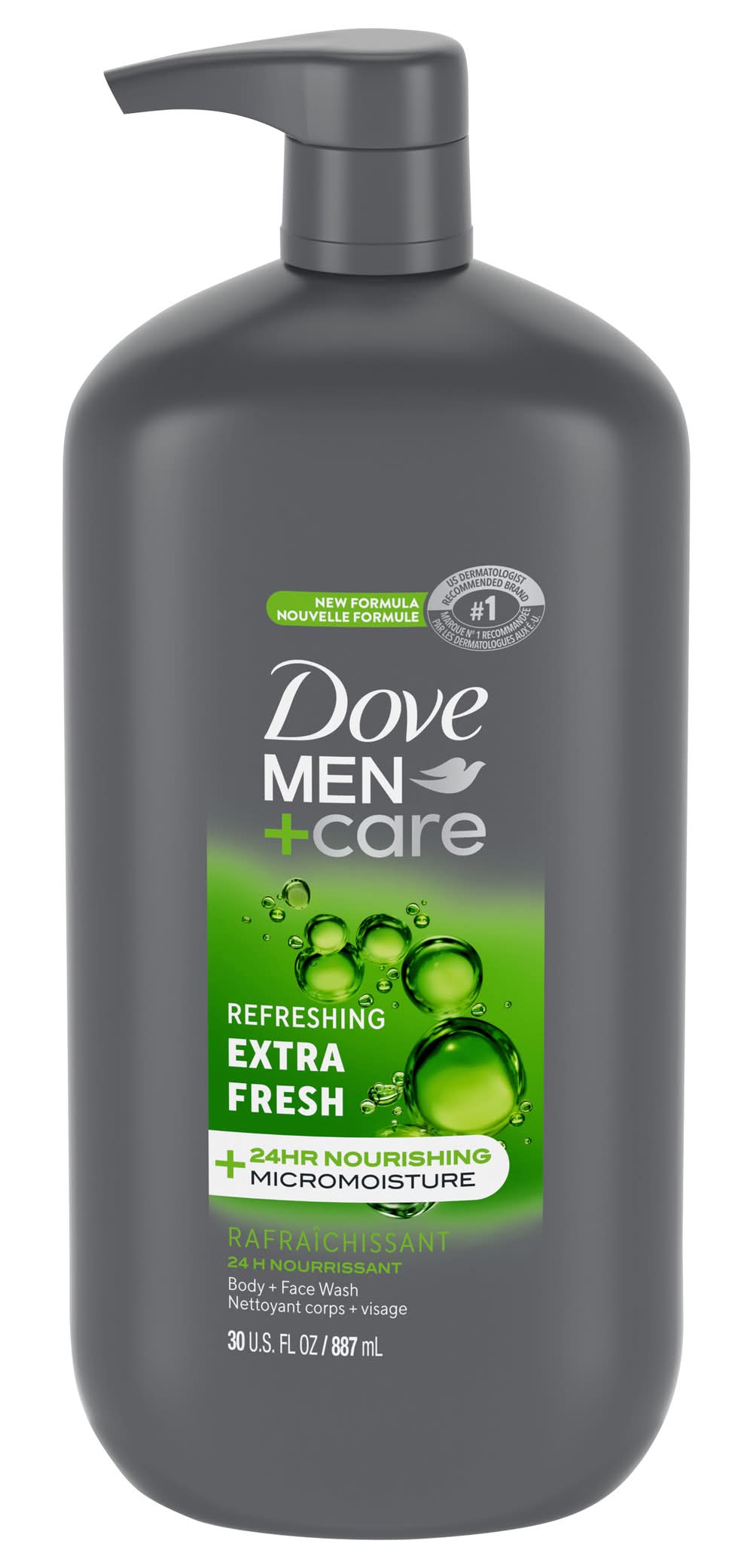 Dove Body & Face Wash, Extra Fresh, Men (30 fl oz)