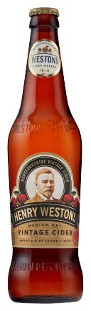 Henry Westons Medium Dry Vintage Cider (500ml)