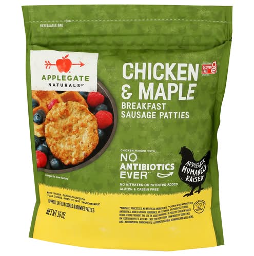 Applegate Naturals Chicken & Maple Breakfast Sausage Patties