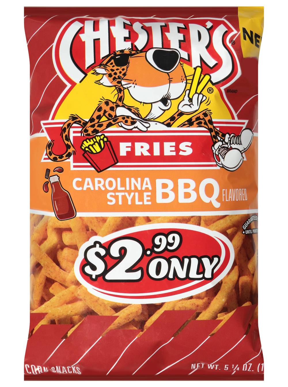 Chester's Fries Corn Snacks, Carolina Style Bbq (5.24 oz)