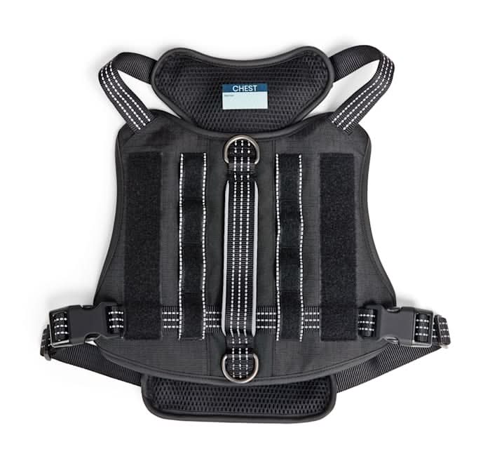 YOULY Tactical Service Dog Harness, Black, Large