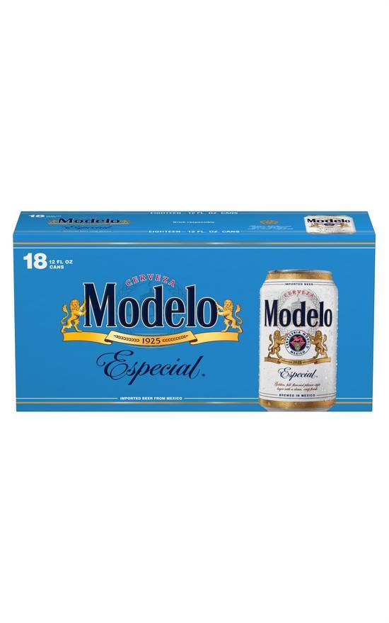 Modelo Especial Lager Mexican Beer (18x 12oz cans)