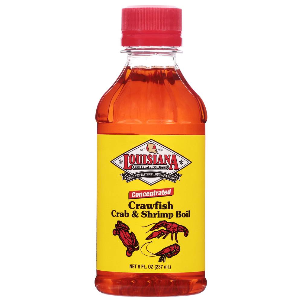 Louisiana Fish Fry Products Concentrated Crawfish Crab & Shrimp Boil (8 fl oz)