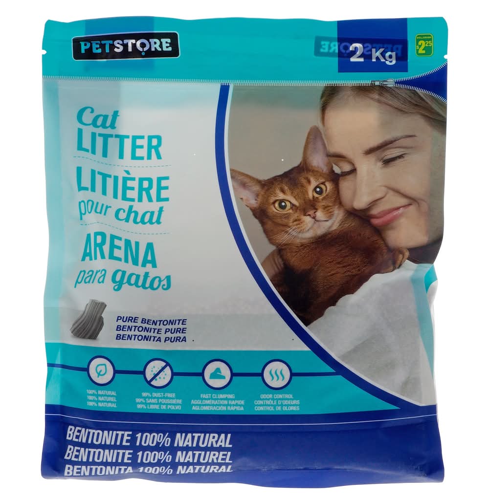 2kg Bentonite Cat Litter