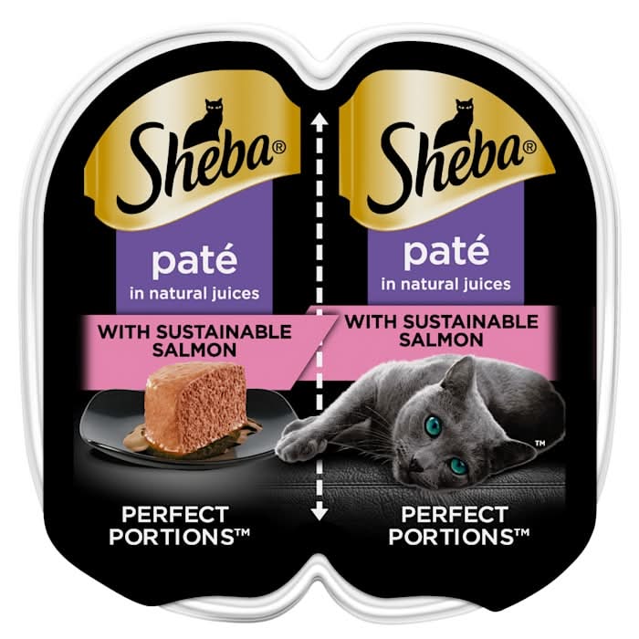 Sheba Perfect Portions With Sustainable Salmon Wet Cat Food, 2.64 oz.