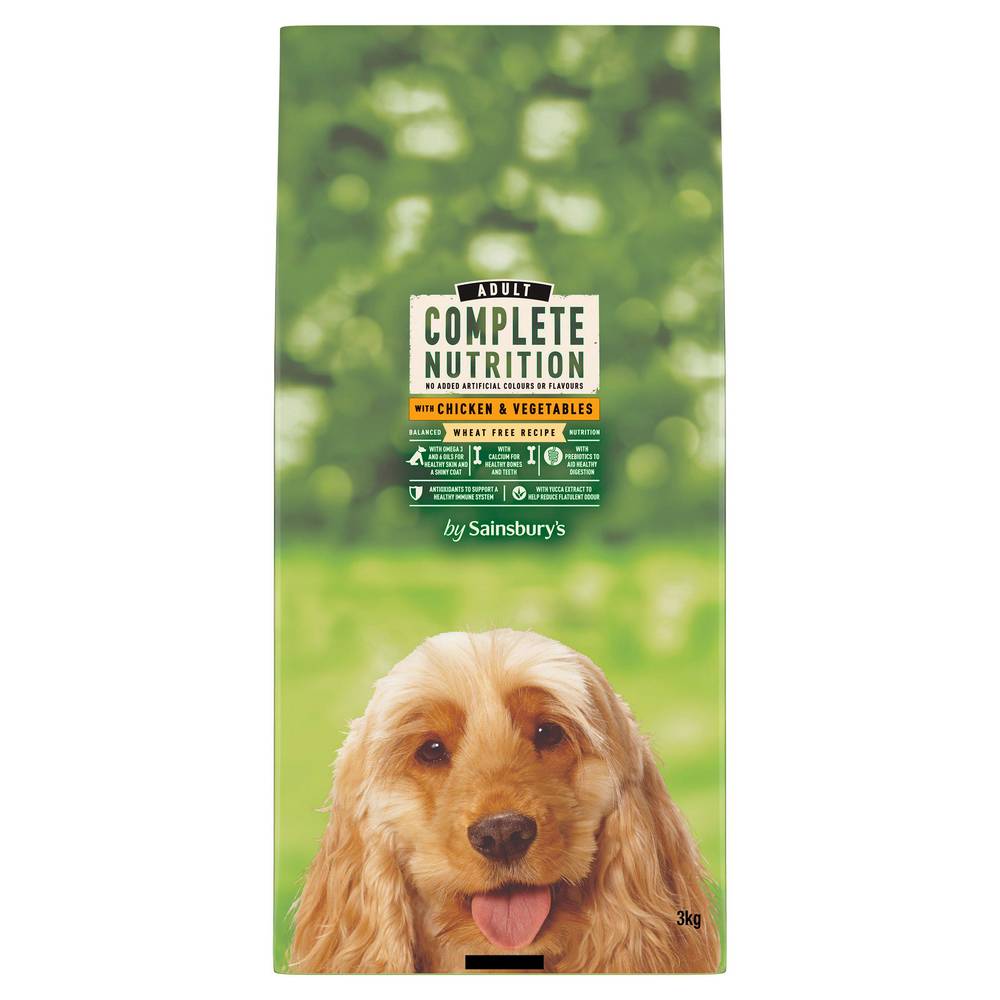 Sainsbury's Complete Nutrition Adult Dog Food With Chicken & Vegetables