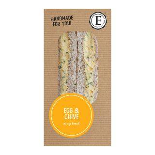 Everyday Café Egg and Chive Sandwich on Rye Bread 170g