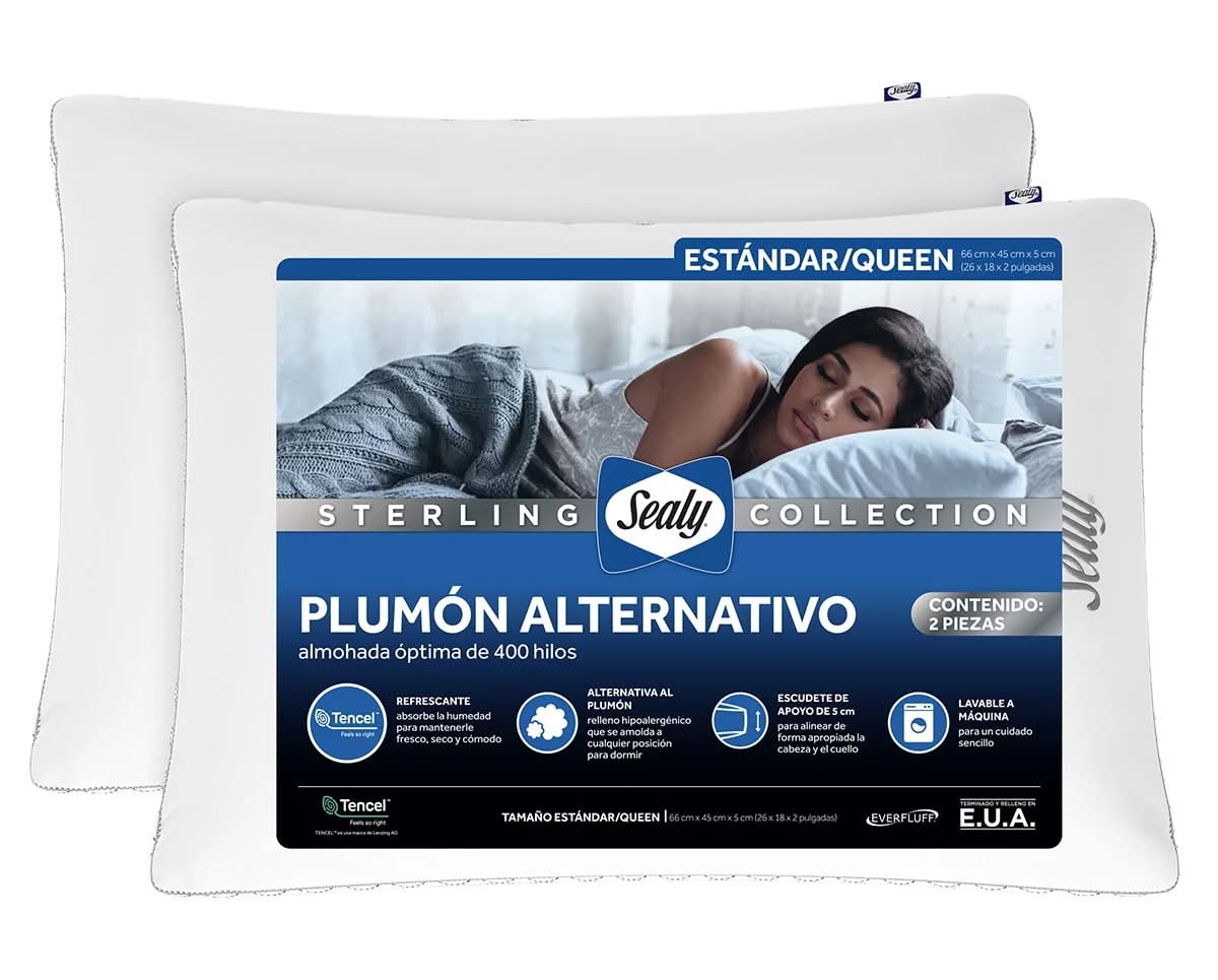 Sealy · Sterling collection almohada alternativa, Queen (2 un)