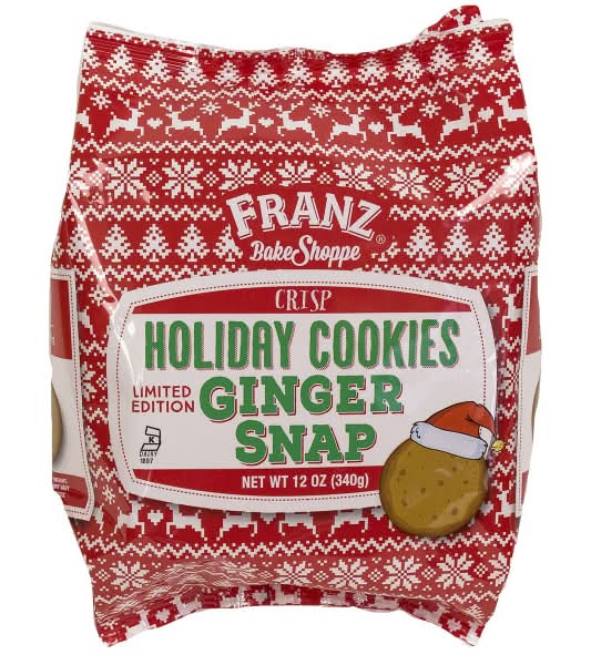 Franz Bakery Holiday Crisp Ginger Snap Cookies (12 oz)