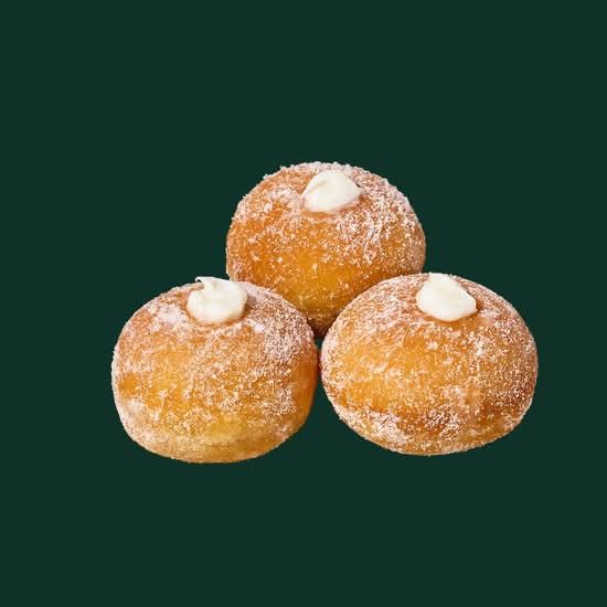 White Choc Mini Donuts 3 Pack