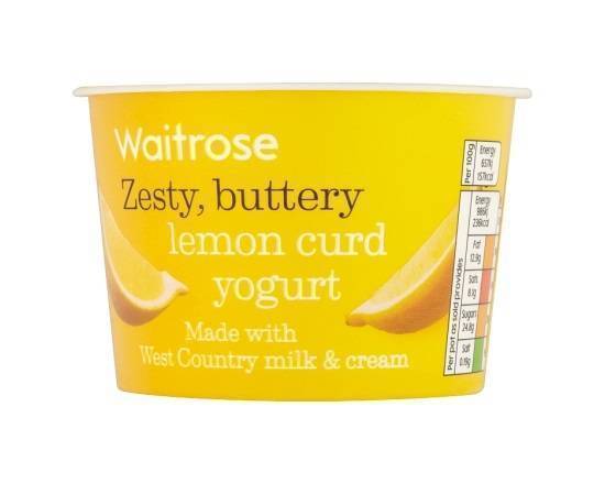 Waitrose Lemon Curd Yogurt 150g