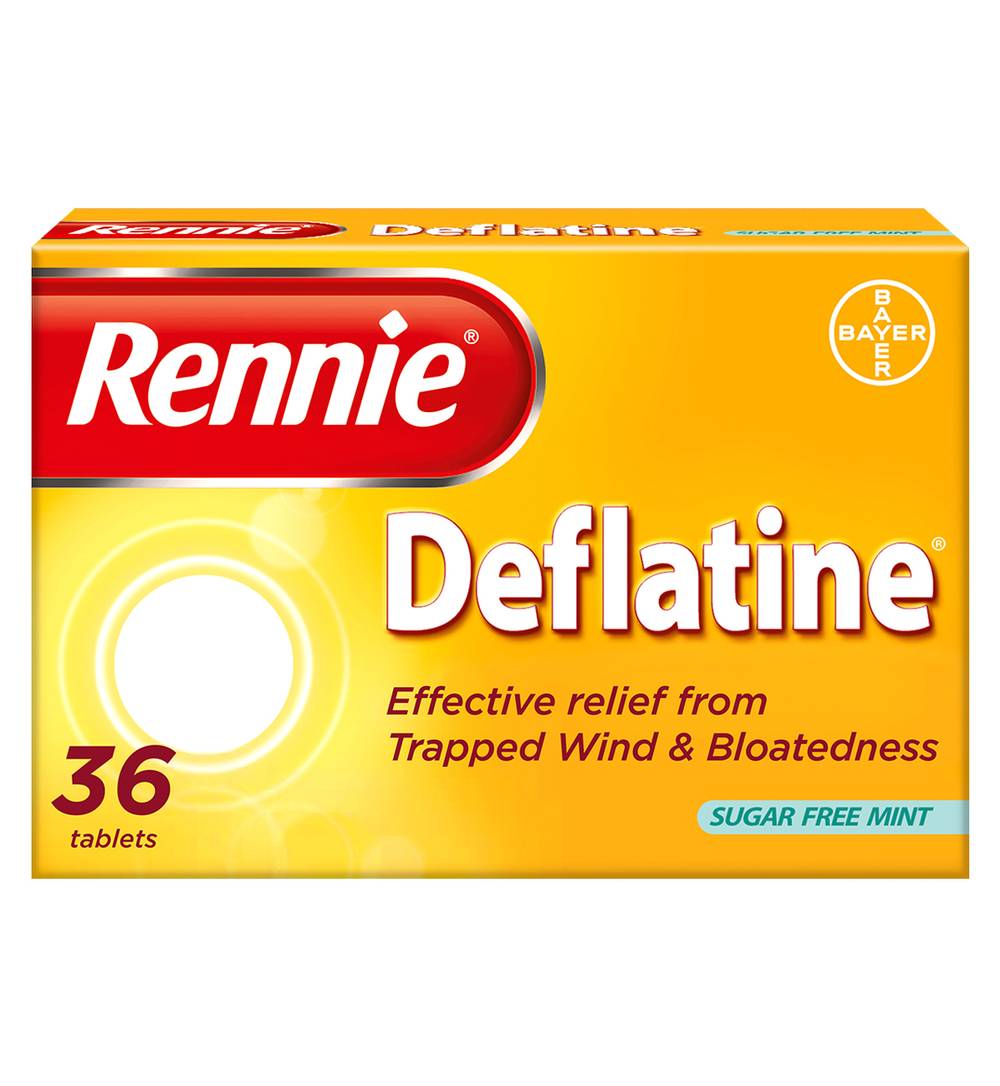 Rennie Deflatine Chewable Tablets (36 ct)