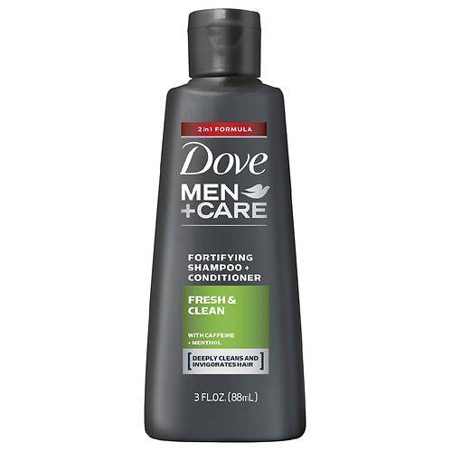 Dove Men+Care 2 in 1 Shampoo and Conditioner Fresh & Clean - 3.0 oz