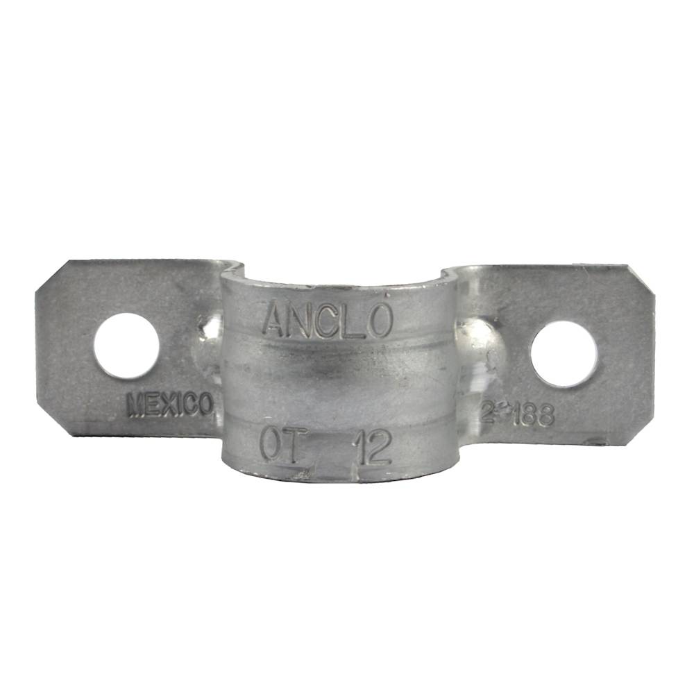 Abrazadera omega para pared gruesa 1/2 pulgada pla