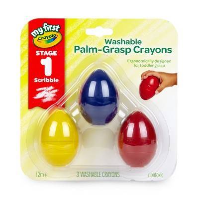 Crayola Crayons My First Egg 3 Count Washable