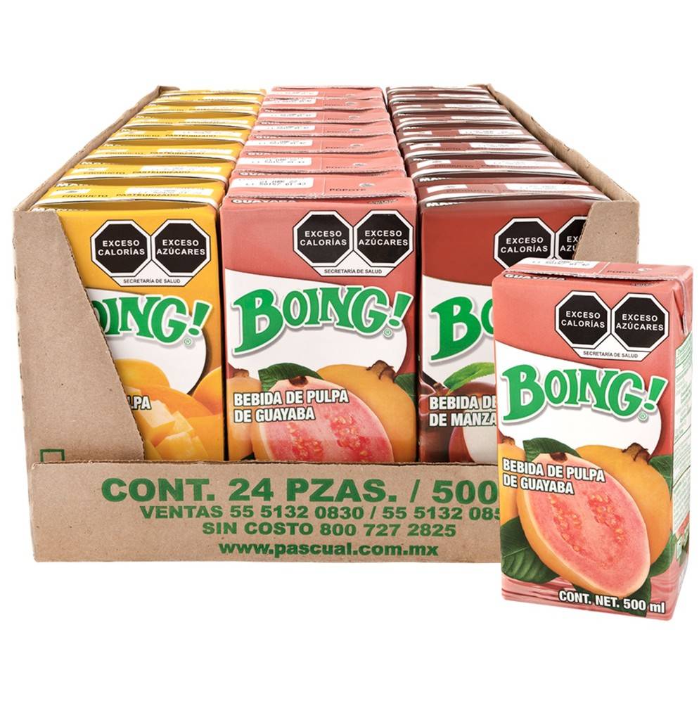 Boing · Jugos, surtido (24 x 500 ml)