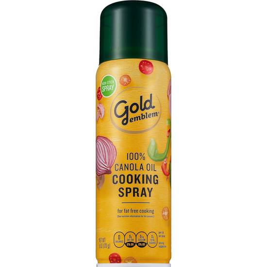 Gold Emblem Cooking Spray, Made With 100% Canola Oil, 6 oz