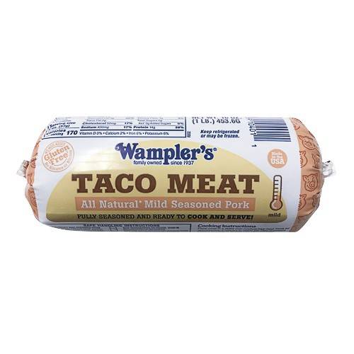 Wampler's Taco Meat Mild Seasoned Pork (16 oz)
