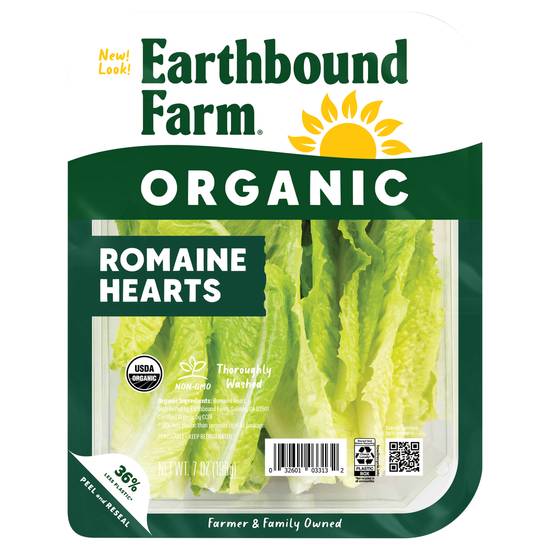 Earthbound Farm Organic Sweet & Crisp Romaine Hearts