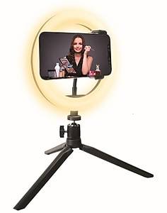 Vivitar Universal Ring Light with Phone Cradle, Black (VIVRL8KIT)