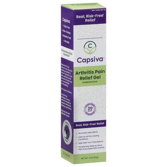 Capsiva Homeopathic Arthritis Pain Relief Gel