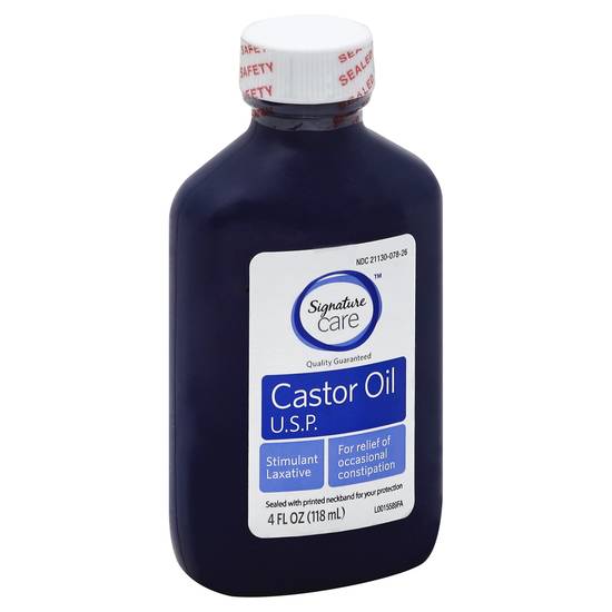 Signature Care Castor Oil Laxative (4 fl oz)