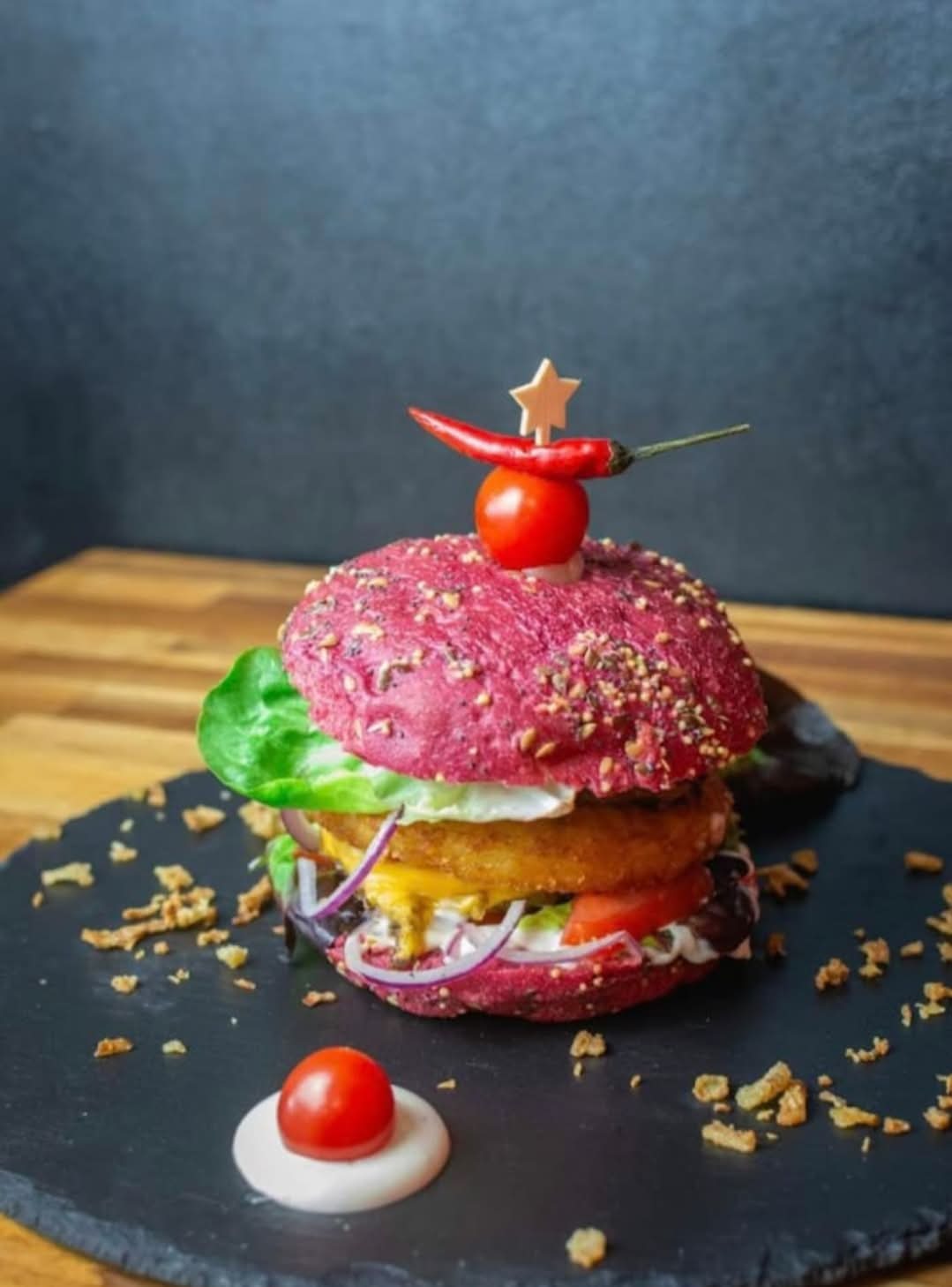 Green burger