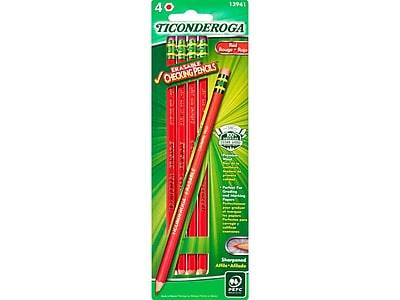 Ticonderoga Erasable 2.6 mm Red Checking Pencils