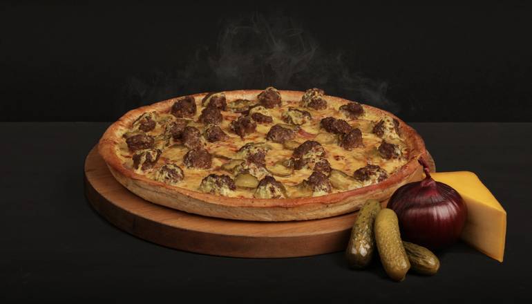 Veggie Burger Pizza