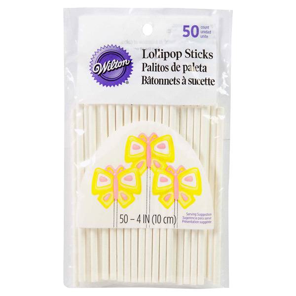 Wilton 4-Inch White Treat Sticks