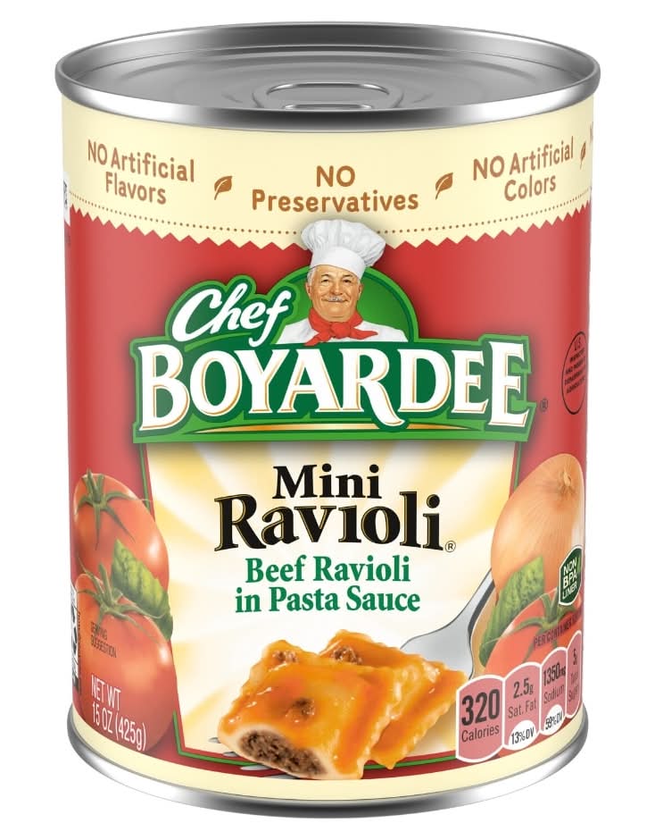 Chef Boyardee Mini Beef Ravioli Microwave Pasta (15 oz)