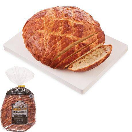 La baguetterie miche de pain blanc tranché (800 g) - white miche sliced bread (800 g)